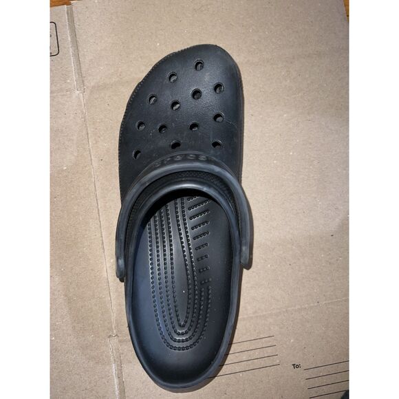 CROCS Left Shoe ONLY Black M10 W12 - Picture 2 of 3